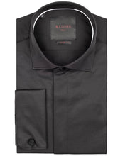 Laden Sie das Bild in den Galerie-Viewer, Slim Fit Smokinghemd schwarz