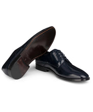 Laden Sie das Bild in den Galerie-Viewer, Derby Lackschuh navy