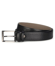 Laden Sie das Bild in den Galerie-Viewer, Ledergürtel Brogue Stil schwarz