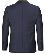 Laden Sie das Bild in den Galerie-Viewer, Smoking Schalkragen in Skyblue