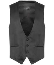 Laden Sie das Bild in den Galerie-Viewer, Smokingweste Oxford schwarz