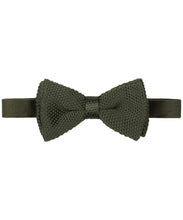 Laden Sie das Bild in den Galerie-Viewer, Strickfliege Olive