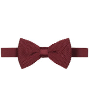 Laden Sie das Bild in den Galerie-Viewer, Strickfliege Burgundy