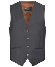 Laden Sie das Bild in den Galerie-Viewer, Anzug Anthrazit mit feinem Karo