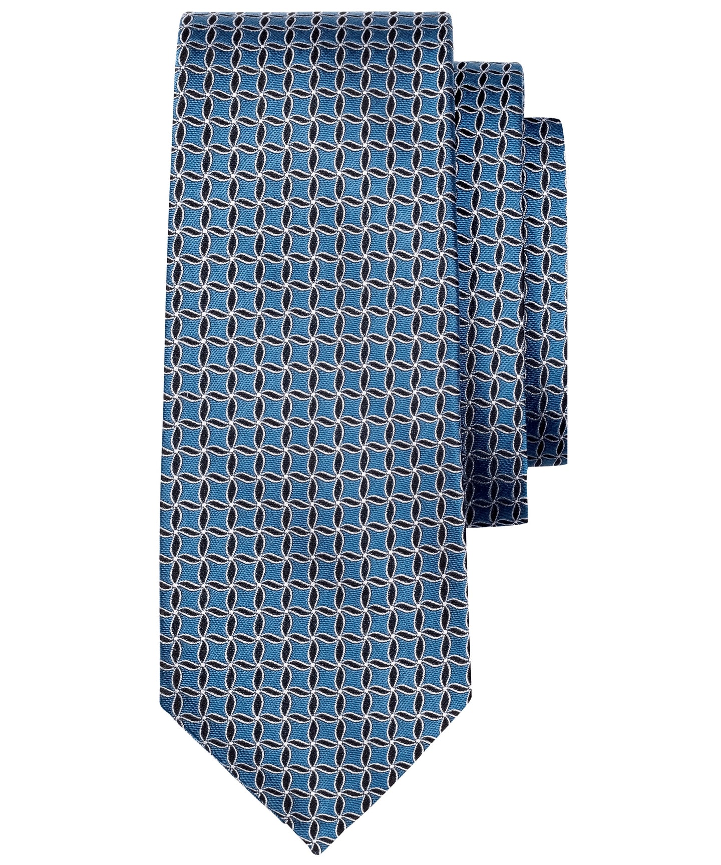 Krawatte 7-Fold Aquablau
